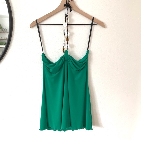 I.N. PARTY ON THE BEACH SHELL TUBE TOP - Picture 3 of 14